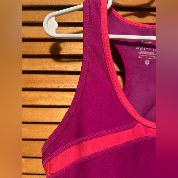 Nike Dri-Fit Raspberry & Pink Racerback Workout Top - Picture 5 of 16